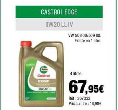 castrol edge 0w20 ll iv