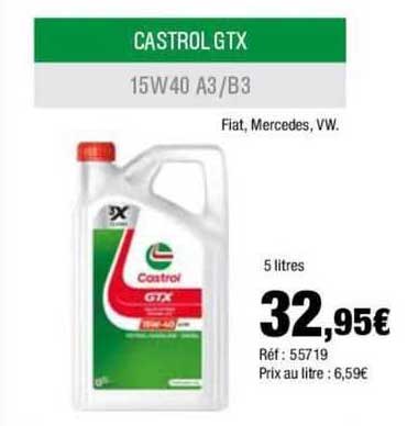 castrol gtx 15w40 a3/b3