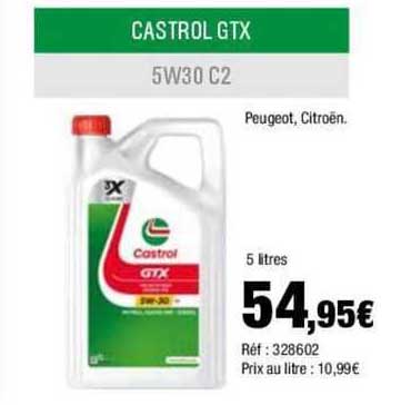 castrol gtx 5w30 c2