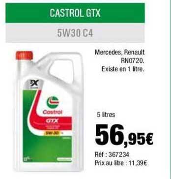 castrol gtx 5w30 c4