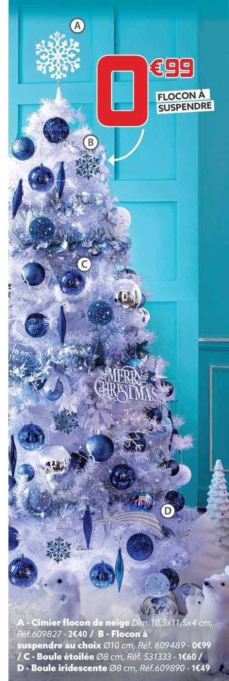 cimier flocon de neige, boule étoilée ou boule iridescente