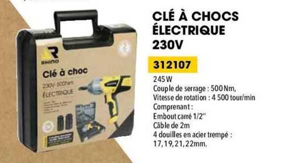 Clé à Chocs électrique 230v