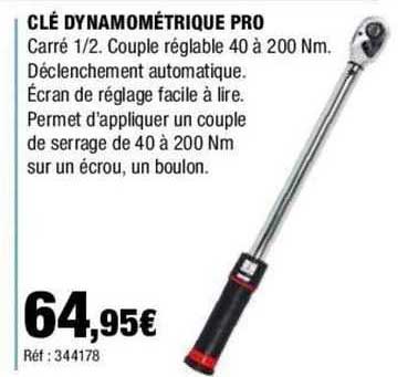 clé dynamométrique pro