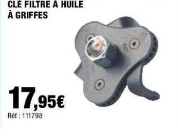 clé filtre à huile à griffes