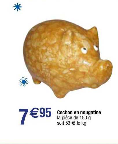 cochon en nougatine