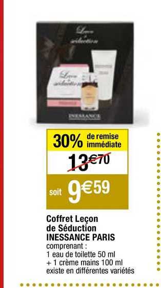 cofferet leçon de séduction inessance paris