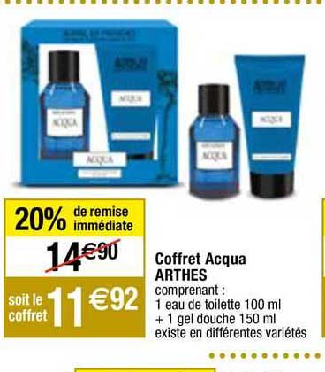 coffret acqua arthes