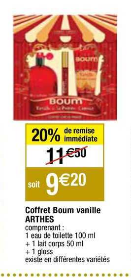 Coffret Boum Vanille Arthes