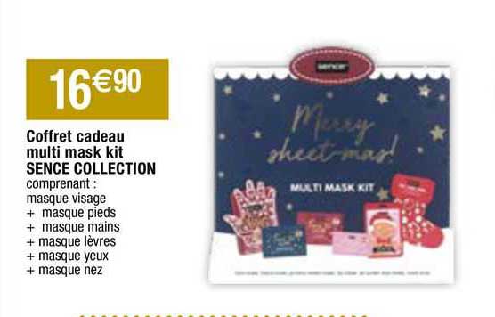 coffret cadeau multi mask kit sence collection