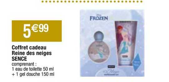coffret cadeau reine des neiges sence