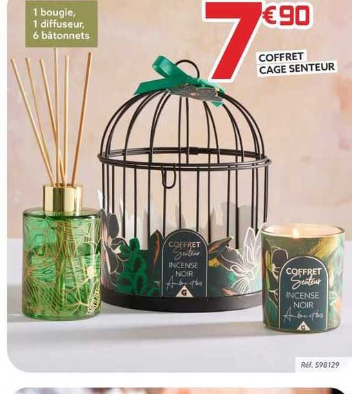 coffret cage senteur