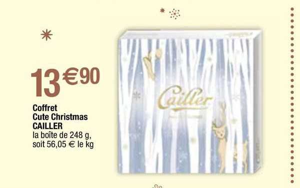 coffret cute christmas cailler
