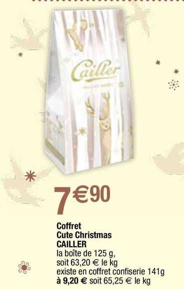 coffret cute christmas cailler