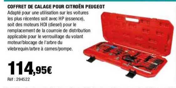 coffret de calage pour citröen peugeot