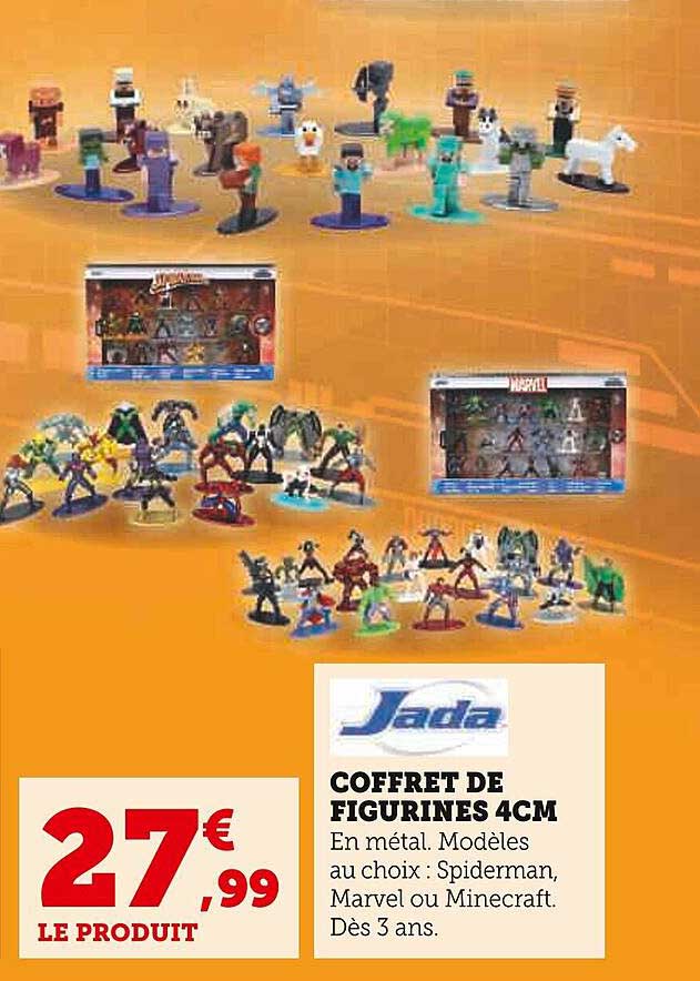 Coffret De Figurines 4 Cm Jada