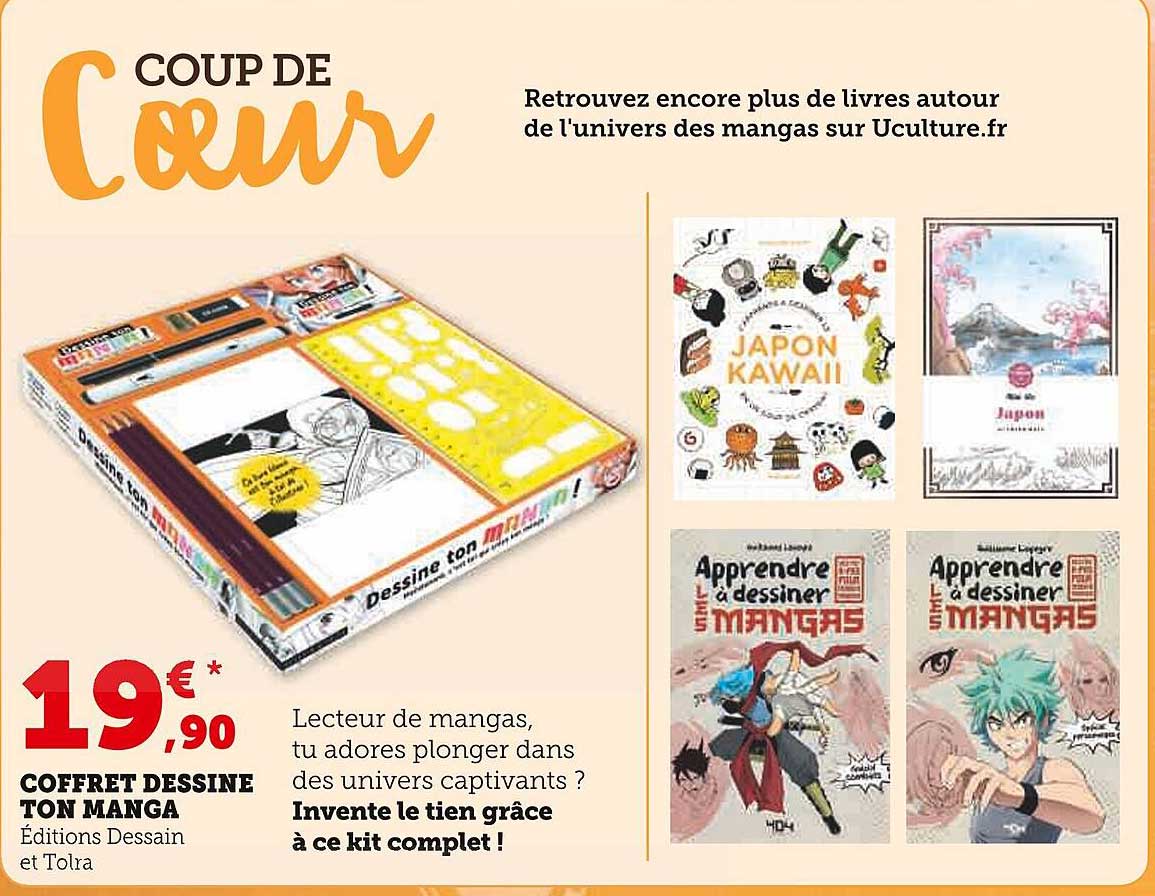 coffret dessine ton manga