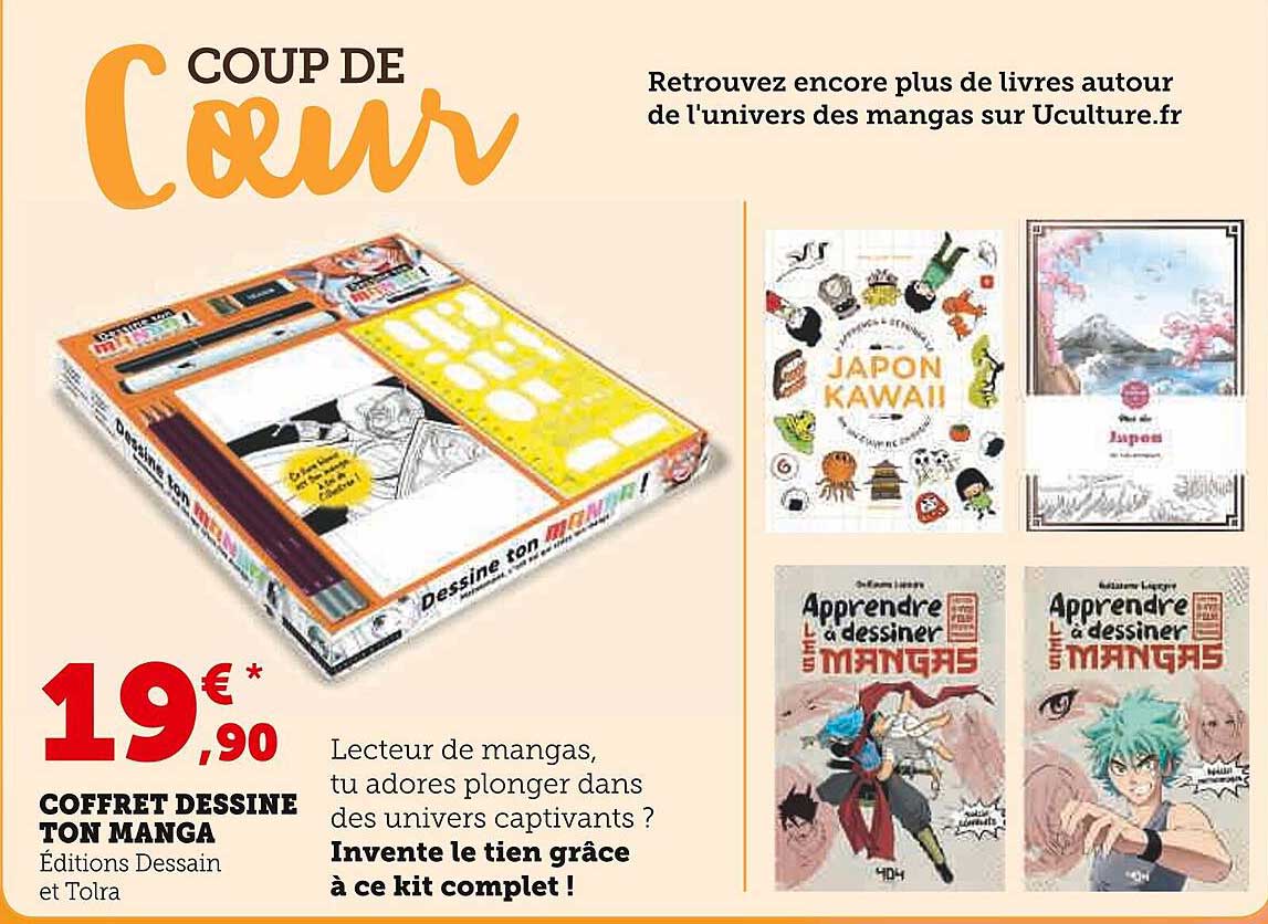 coffret dessine ton manga