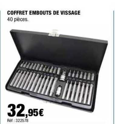 coffret embouts de vissage