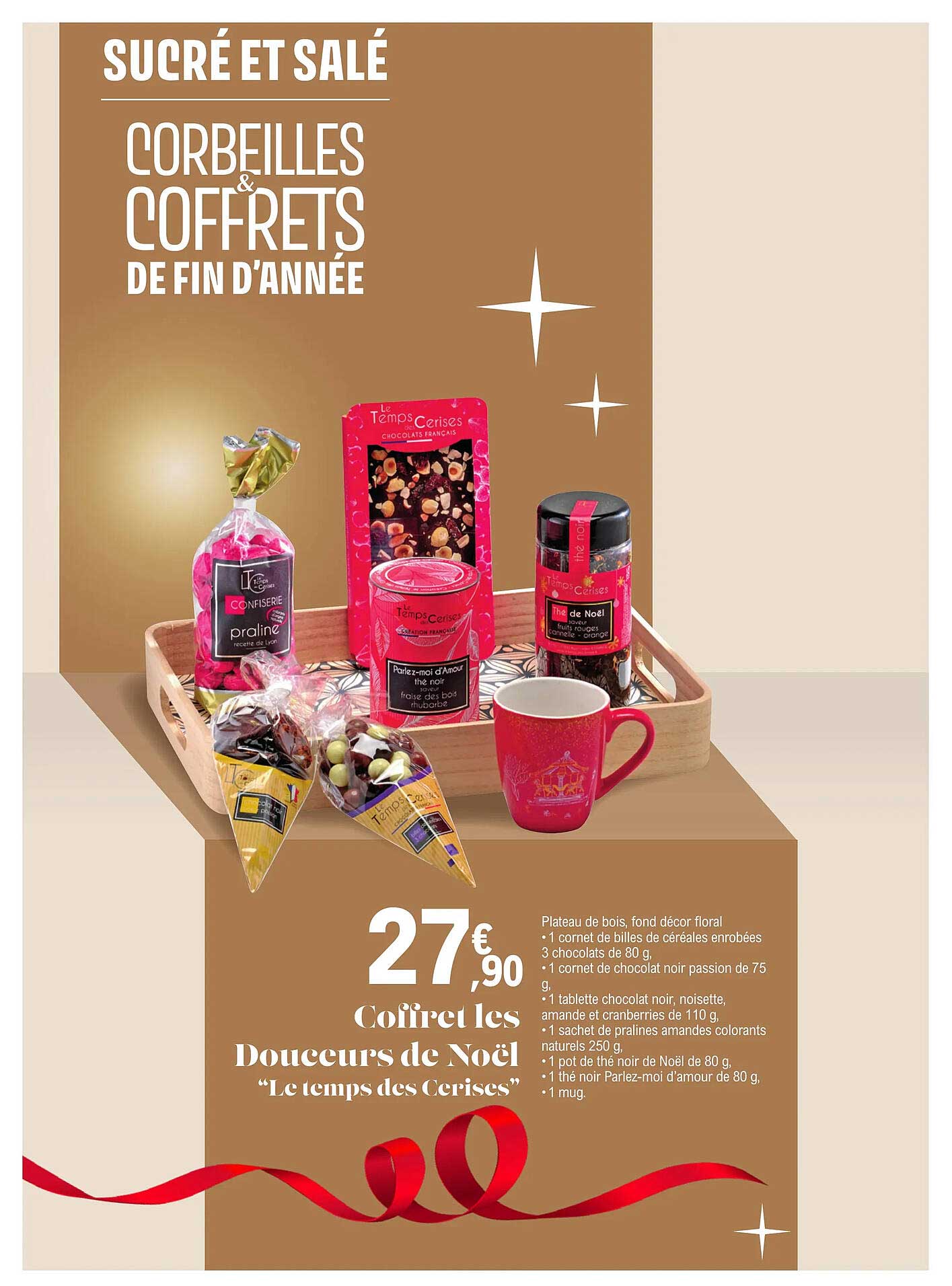 coffret les douceurs de noël "le temps des cerises"