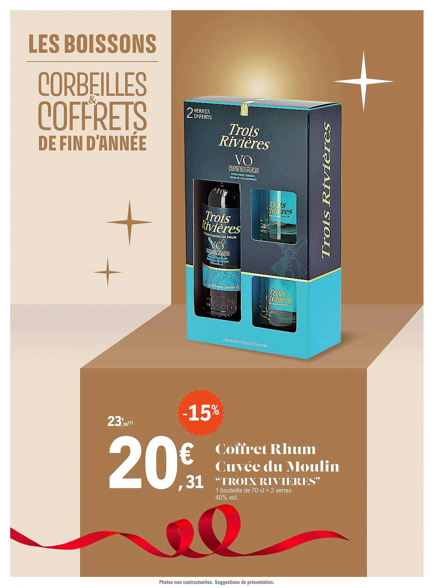 coffret rhum cuvée du moulin "trois rivières"