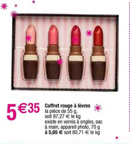 Coffret Rouge à Lèvres
