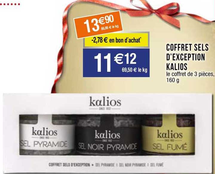 coffret sels d'exception kalios