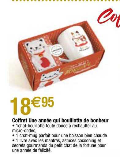coffret une année qui bouillotte de bonheur