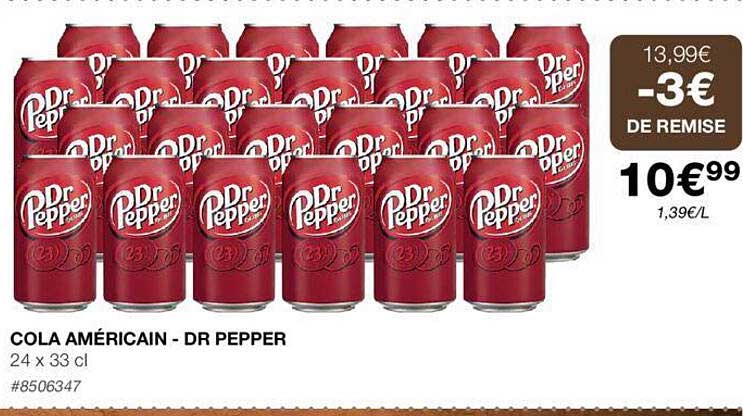 cola américan - dr pepper