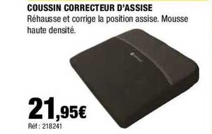 coussin correcteur d'assise