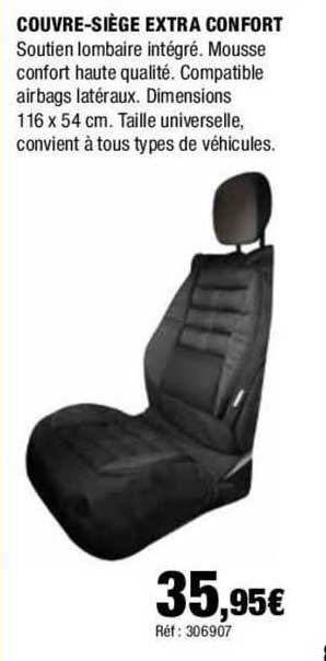 couvre-siège extra confort