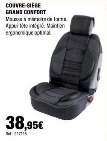couvre-siège grand confort
