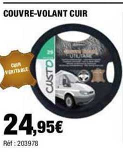 couvre-volant cuir