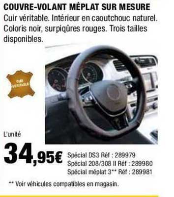 couvre-volant méplat sur mesure