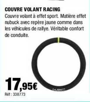 couvre volant racing
