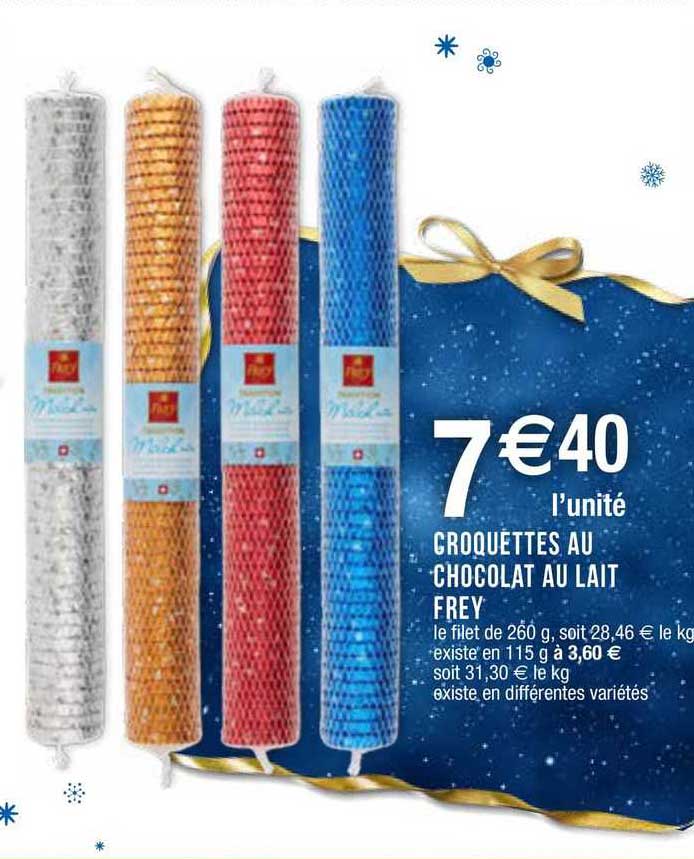 Croquettes Au Chocolat Au Lait Frey