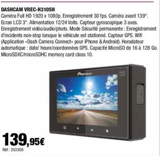 Dashcam Vrec-h310sh
