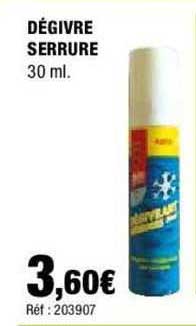 dégibre serrure