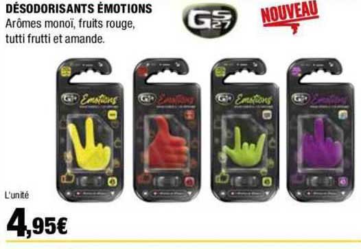 Désodorisants émotions Gs27