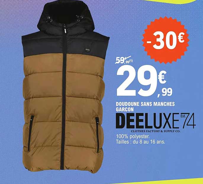 Doudone Sans Manches Garçon