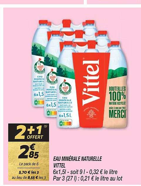 Eau Minérale Naturelle Vittel