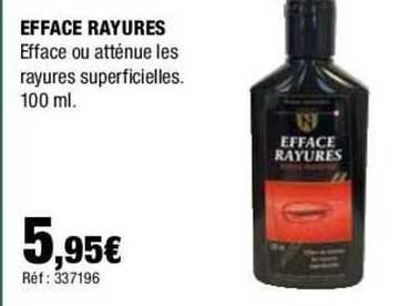 efface rayures
