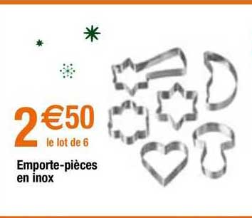 emporte-pièces en inox