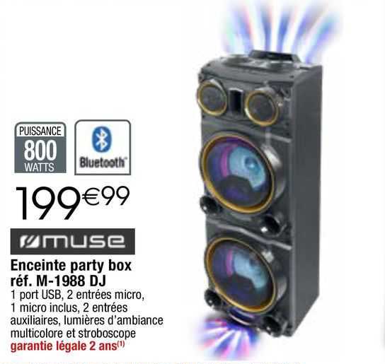 Enceinte Party Box Muse