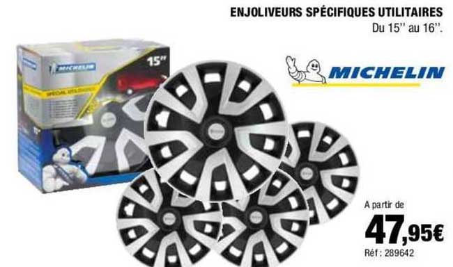 enjoliveurs spécifiques utilitaires michelin