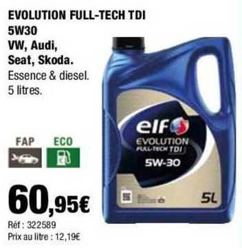 evolution full-tech tdi 5w30
