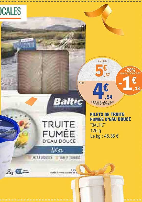 Filets De Truite Fumée D'eau Douce Baltic