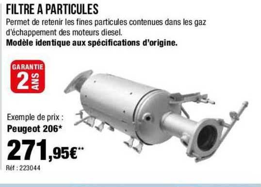 filtre à particules