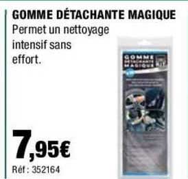 gomme détachante magique
