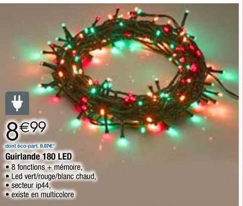 Guirlande 180 Led