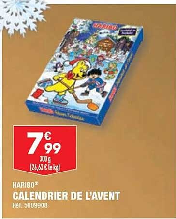 haribo calendrier de l'avent